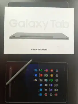 Tablet Samsung S9 FE 5g 100% mulus seperti baru