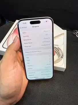 Iphone 15 256 gb ex garansi resmi