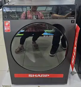 Mesin Cuci Sharp inverter 10.5kg ES-FL1410DPX langsung kering
