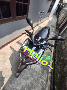 Dijual Vario 125 CBS Sporty Black grey metalik tahun 2018