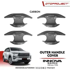 Door Handle Cover + Outer Premium Carbon Innova Zenix