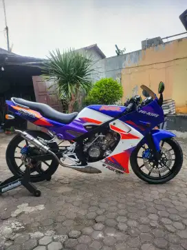 Kawasaki Ninja 150 M Superkips Convert SSR 2008 Biru Pajak Baru