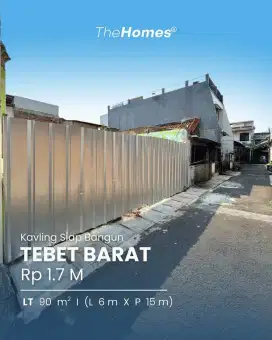 Dijual kavling tanah murah lokasi premium dekat tebet mas