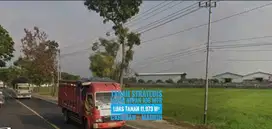 JUAL Tanah zona Industri LD 106 mtr, dekat Exit TOL Caruban