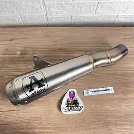 Knalpot arrow prorace titanium zx636 zx6r original nt sc ar akrapovic