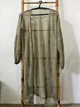 Preloved Outwear Cardigan Brukat all size