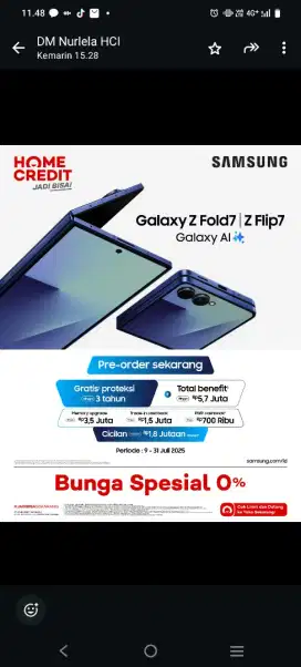Promo samsung DP 0%