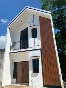 cluster modern minimalis 2 lantai dekat dengan segi sarana sudah shm!!