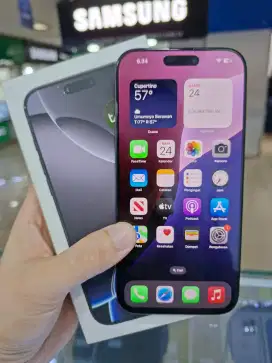 Iphone 16 pro max 256gb bh 100% garansi mei 2026