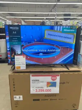 Led 43E4H Smart Hisense KREDIT dp 0