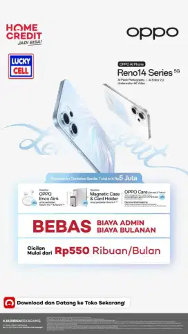 OPPO RENO 14 SERIES PROMO HOME CREDIT