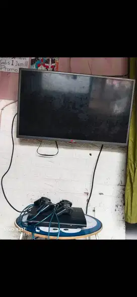 Dijual CEPAT PS3 SUPER SLIM 500GB+TV 32in