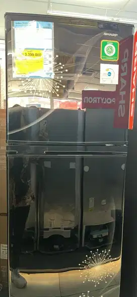 PROMO CICILAN KULKAS SHARP 2 PINTU