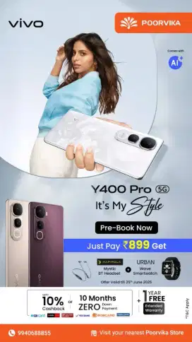Po vivo y400 free gift untuk yg po