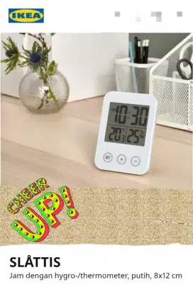 Jam digital IKEA Slattis Promo 70%