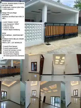 Rumah kampung Mangunsari  Gunungpati semarang