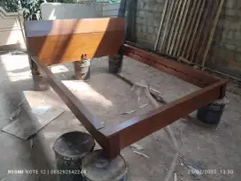 Dipan jati minimalis 160x200