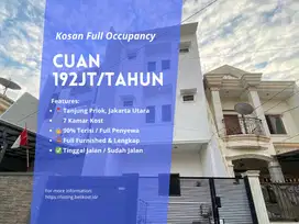 Kost Siap Jalan di Jakut – 7 Kamar, Cuan 192 Jt/Tahun!