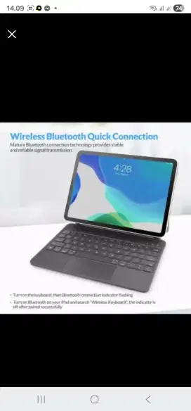 Magic keyboard universal for ipad gen 10/gen 11