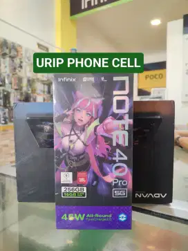INFINIX NOTE 40 PRO 5g 8/256 promo+bonus cash & credit garansi Resmi