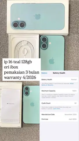 Iphone 16 128gb like new