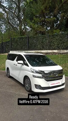 Toyota Vellfire 2.5 G ATPM Siap Pakai