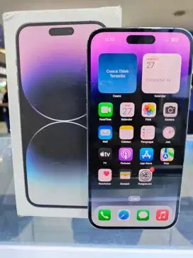 Iphone 14 Pro Max 128GB Bekas Garansi Inter Terdaftar Beacukai