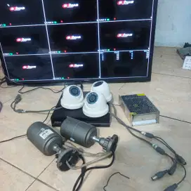 CCTV DVR D@HUA 8CH 2MP HDD 1TB adaptor,mouse,psu 10a,kmera 5