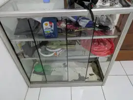 Etalase kaca jualan 100x40x100