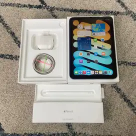 paketan apple pencil ipad mini 7 A17 pro blue 128gb wifi
