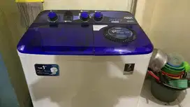 Mesin cuci aqua 2tabung 8kg