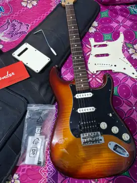 Fender Stratocaster Plus Top Mexico Mulus Upgrade Slash Harga Nego