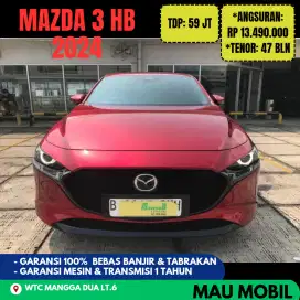 FULL ORI KM 6rb ANTIK, Mazda 3 Hatchback 2023/2024/2025 Merah