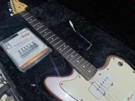 Jazzmaster Squier By Fender Burgundy Mist Upgrade Harga Nego