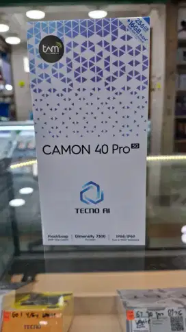 Camon 40 pro 5G ram 8gb+8gb/256gb nfc baru segel garansi resmi bisa tt