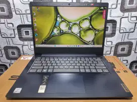 Laptop Lenovo ideapad core i3 gen 10 ram 8gb SSD slim bazelles win ori