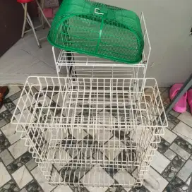 Borongan rak piring dan rak serbaguna + tudung saji