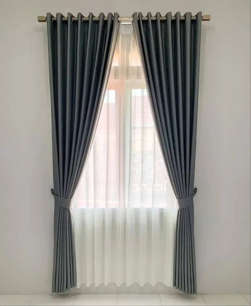 Jual & Pasang Gorden Vitrase Wallpaper Roller Blinds Korden Gordeng