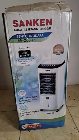 Penyejuk Udara Air Cooler Model SAC-38 Kualitas Jepang