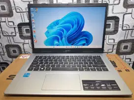 Laptop Acer aspire 5 core i3 gen 11 ram 8gb ssd 512gb slim bazelless