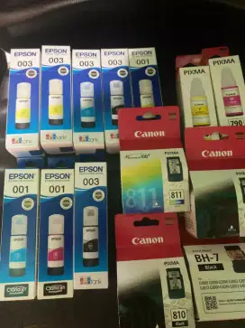 Menerima tinta printer baru dan bekas