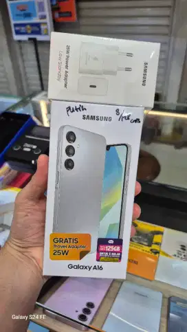 SAMSUNG A16 RAM 8/128GB SEGEL BOX GARANSI 1 TAHUN