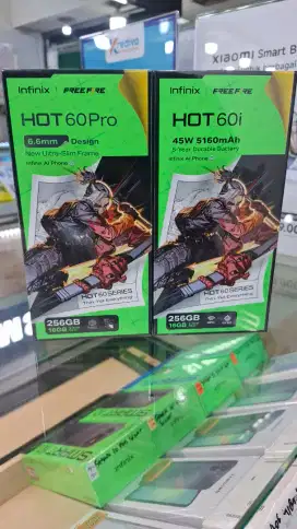 Infinix hot 60 pro ram 8gb+8gb/256gb nfc baru segel bisa tt dan kredit