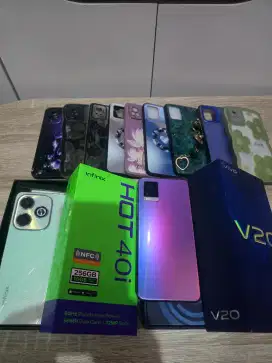 Dijual vivo v20 ram 8gb/128 dan infinix hot 40i ram16 gb/256