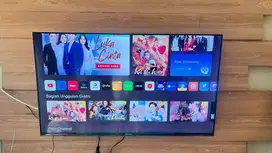 TV 43 INCH COOCOA ANDROID TV mulus masih baru banget
