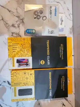 Casing, Tempered Glass, Pelindung kamera Octagoods New