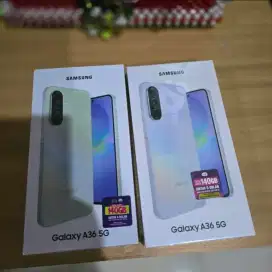 SAMSUNG A36 5G RAM 8/256GB SEGEL BOX GARANSI 1 TAHUN