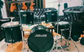Drum Rolling BD series hitam, lkp simbal