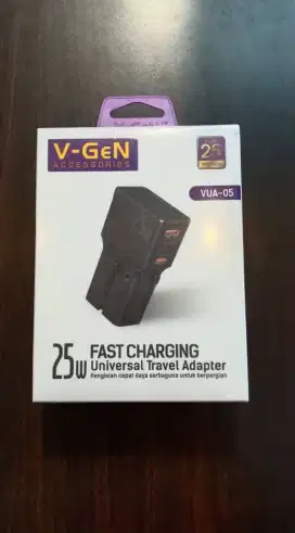 Travel Adapter Universal  V-GeN VUA-05 25Watt