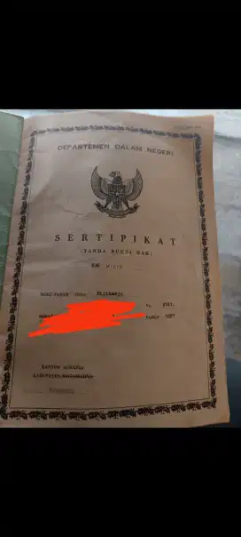 Dijual Tanah + bangunan 45jt, 240m2 (Pecah Sertifikat)